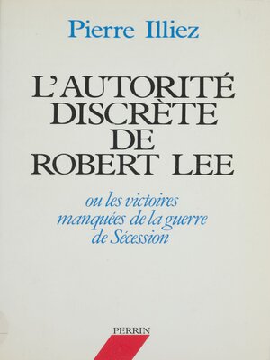 cover image of L'Autorité discrète de Robert Lee